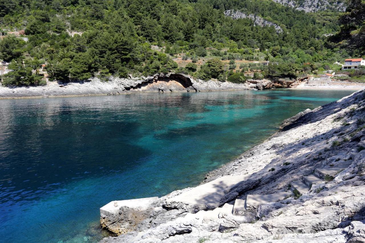 Secluded Fisherman'S Cottage Cove Bacva, Korcula - 9475 Pupnat Bagian luar foto